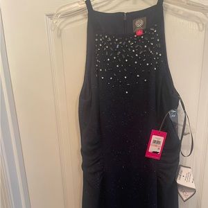 Vince Camuto Women's Glitter Knit Sheath Dress